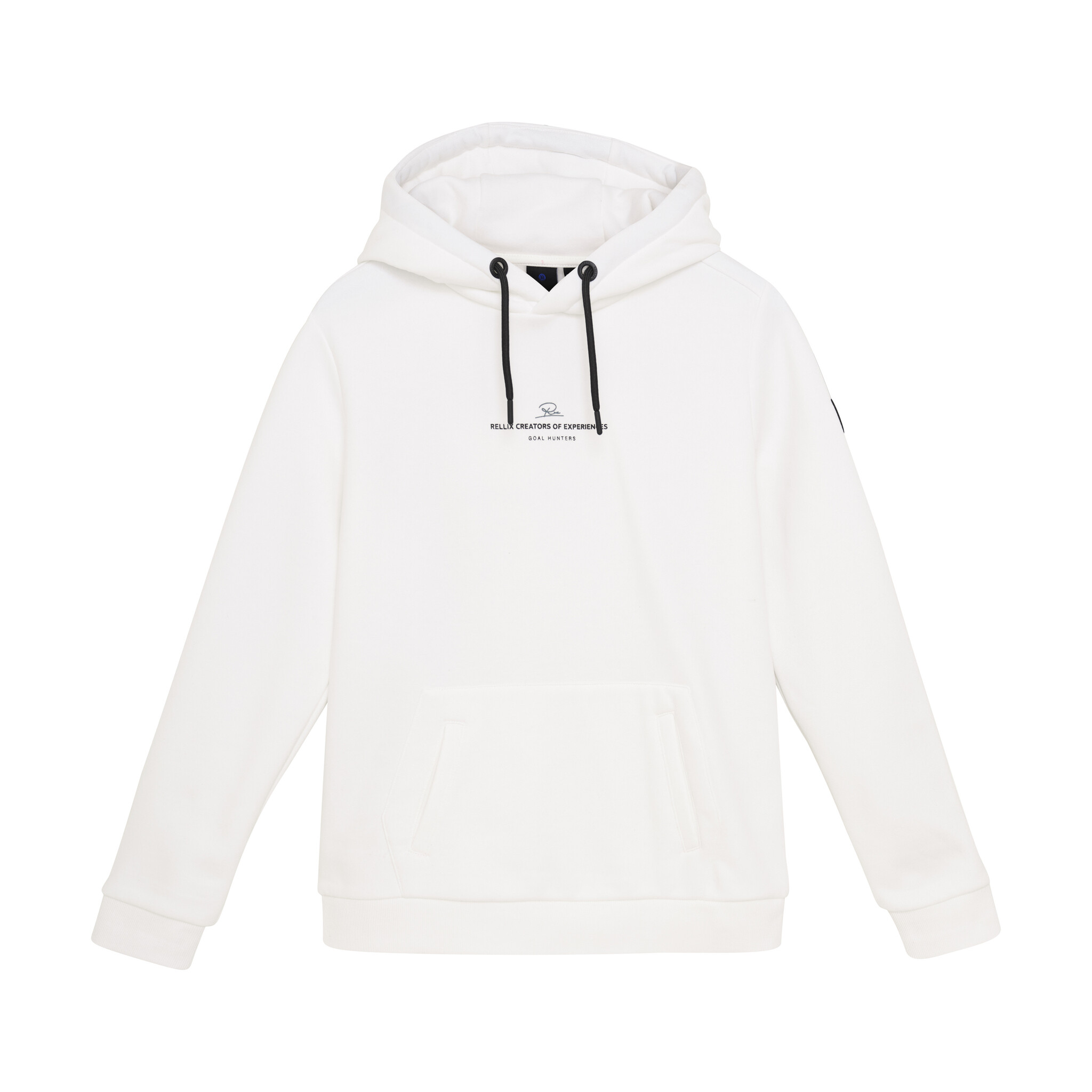 Rellix winter hoodie jongens - wit - zak afbeelding
