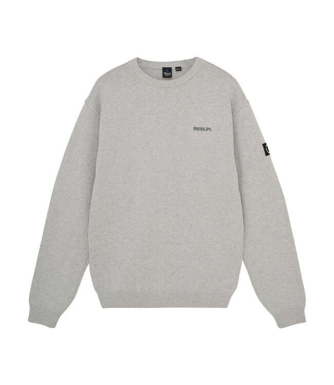 Rellix winter sweater jongens - grijs - loose fit, gebreid
