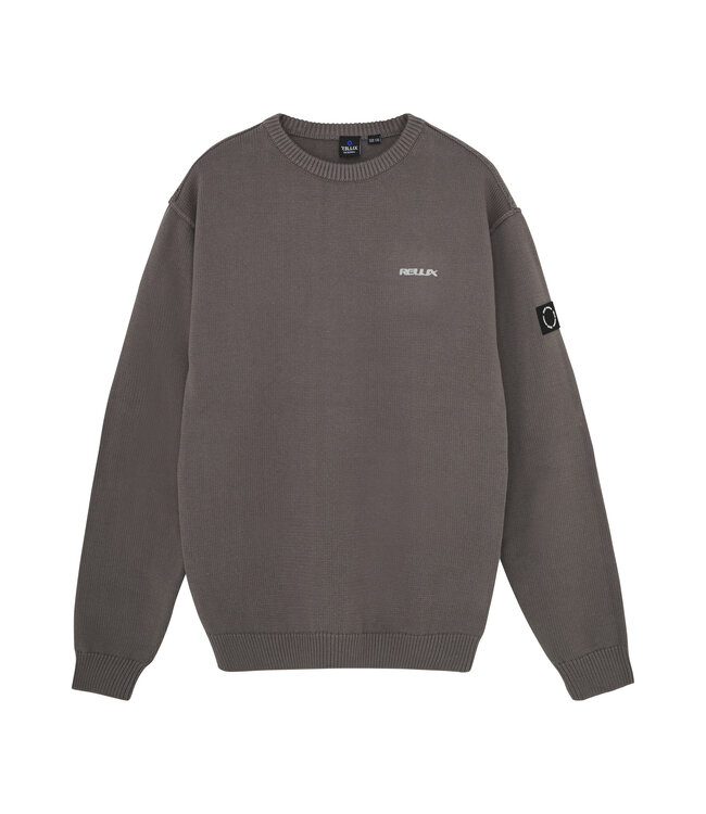 Rellix winter sweater jongens - grijs - loose fit, gebreid