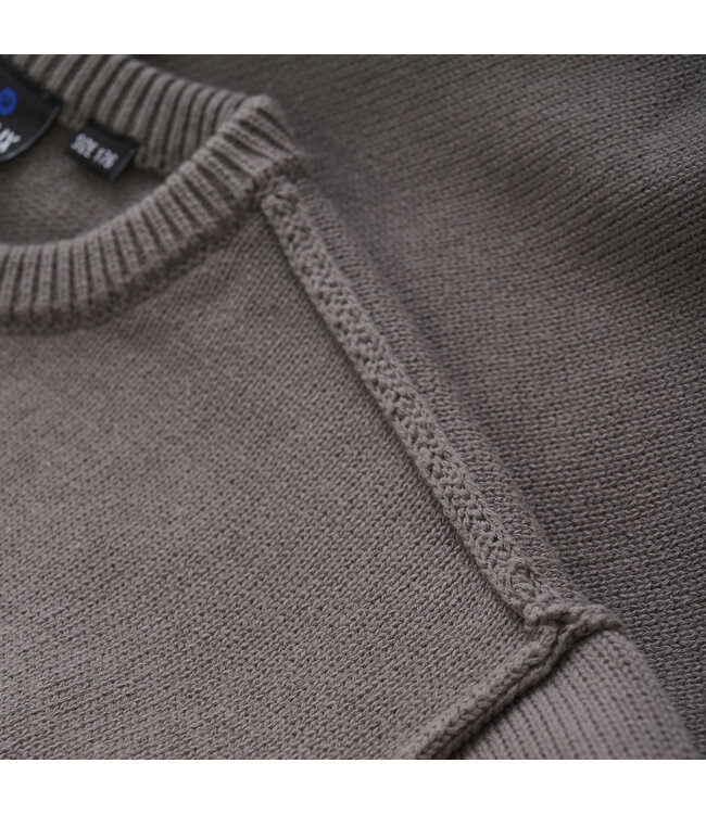 Rellix winter sweater jongens - grijs - loose fit, gebreid