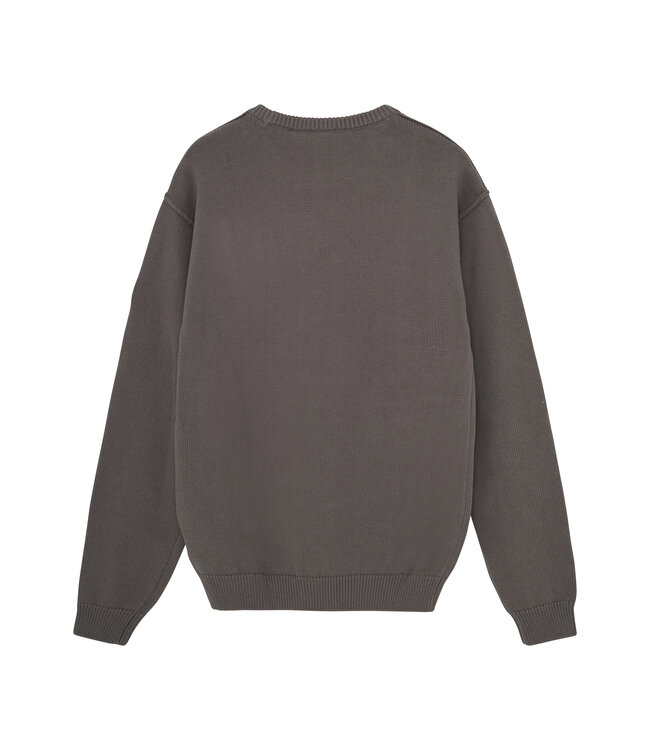 Rellix winter sweater jongens - grijs - loose fit, gebreid