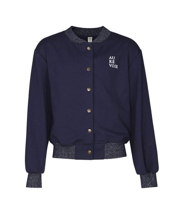 KIEstone winter bomberjas meisjes - donker blauw - Sam