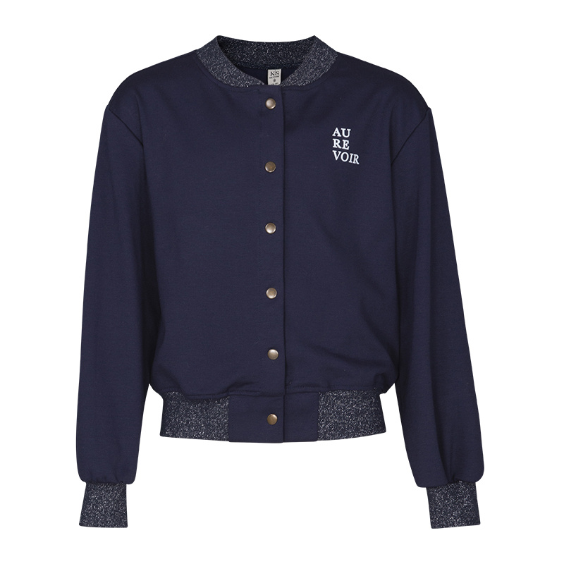 KIEstone winter bomberjas meisjes - donker blauw - Sam afbeelding