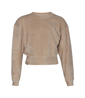 KIEstone winter sweater meisjes - zand - Marieke