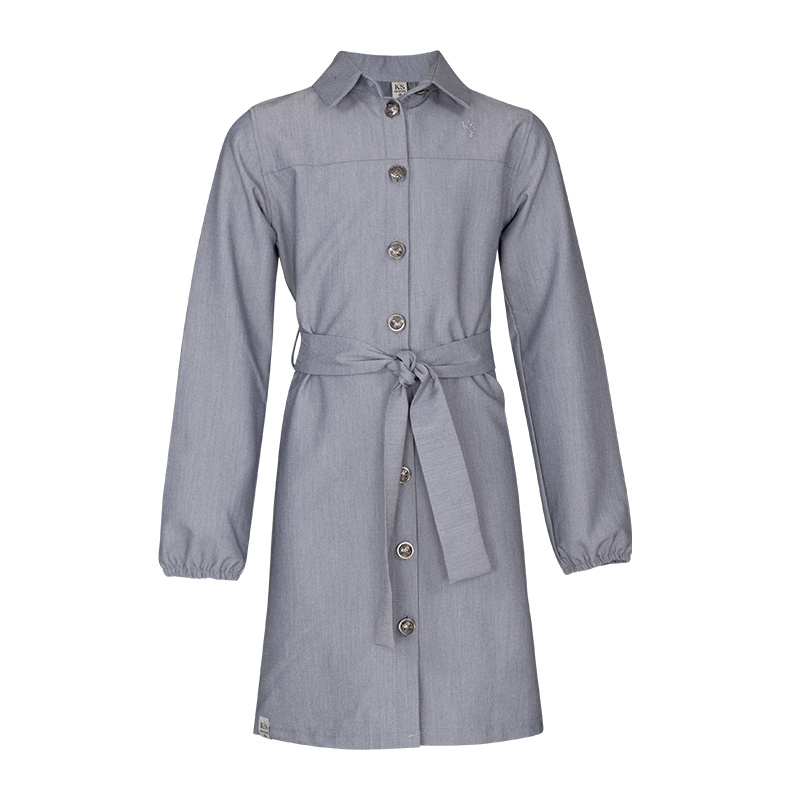 KIEstone winter jurk meisjes - licht grijs - Ginny KIEstone winter jurk meisjes - licht grijs - Ginny