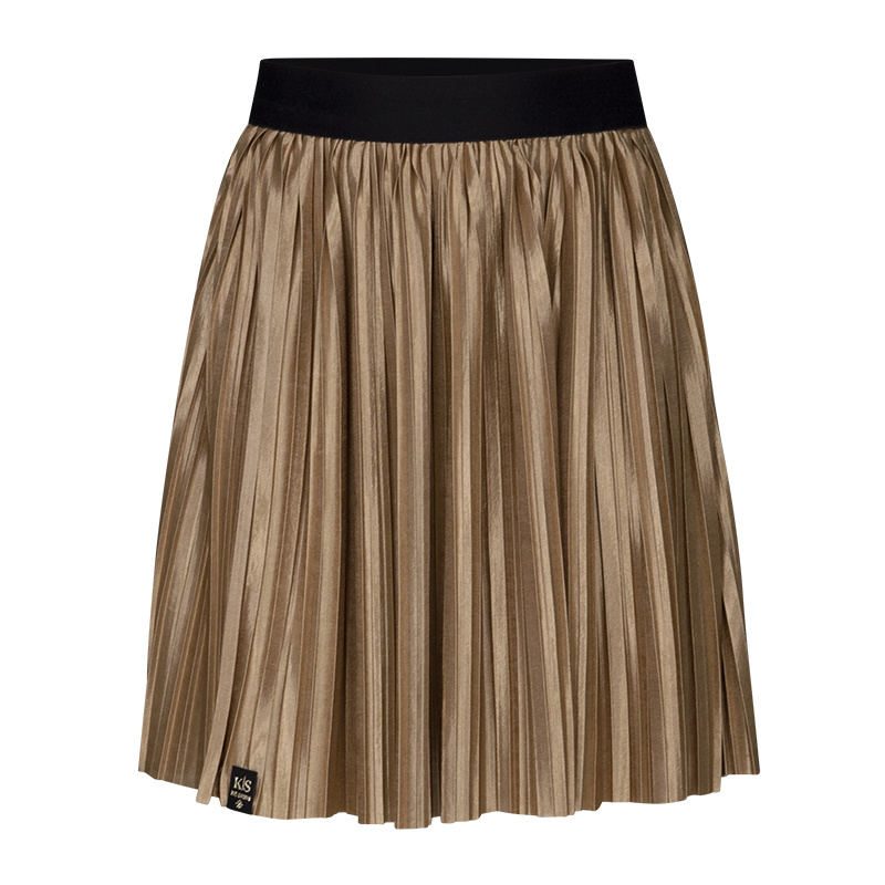 KIEstone winter rok meisjes - bruin - Esmee afbeelding