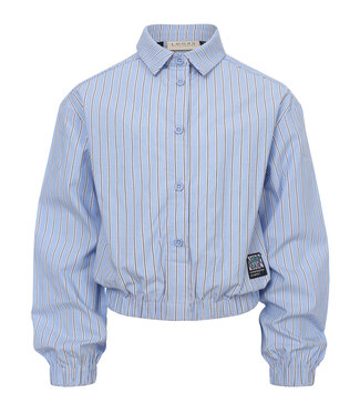 LOOXS 10sixteen winter blouse meisjes - blauw - gestreept LOOXS 10sixteen winter blouse meisjes - blauw - gestreept