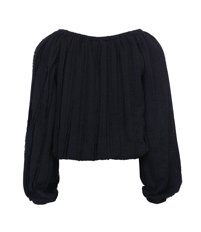 LOOXS 10sixteen winter top kant meisjes - navy blauw