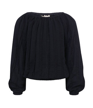 LOOXS 10sixteen winter top kant meisjes - navy blauw LOOXS 10sixteen winter top kant meisjes - navy blauw