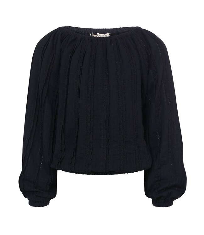 LOOXS 10sixteen winter top kant meisjes - navy blauw