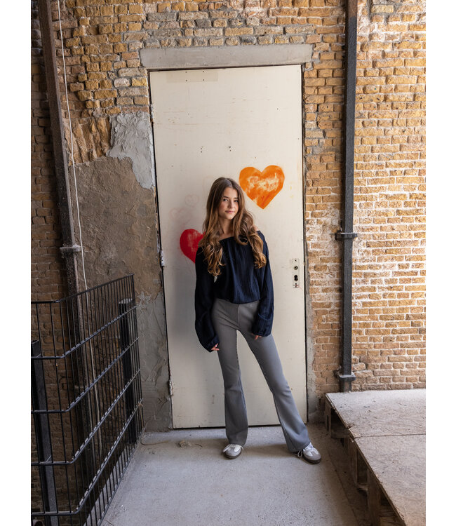 LOOXS 10sixteen winter top kant meisjes - navy blauw