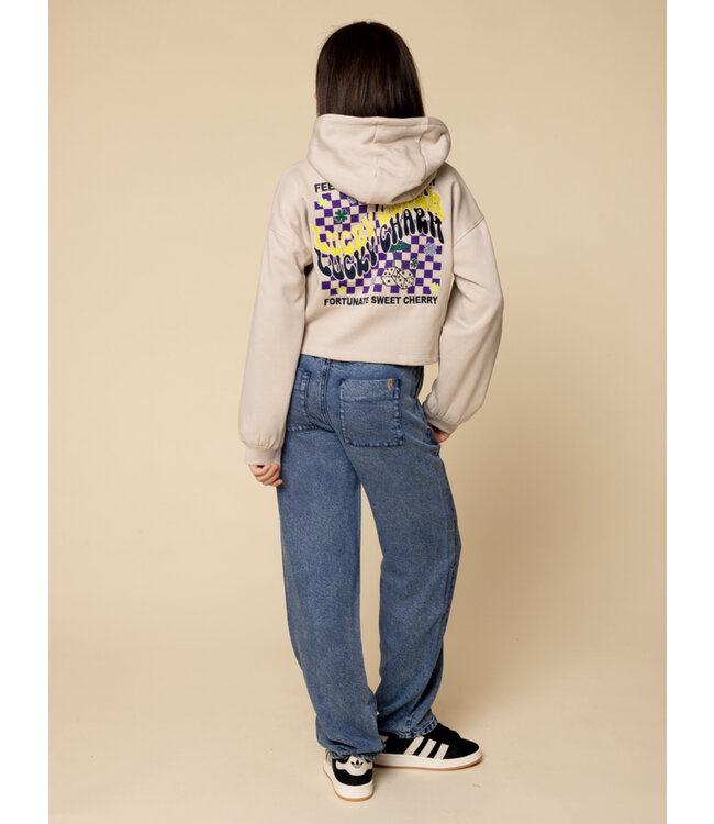 LOOXS 10sixteen winter hoodie meisjes - beige