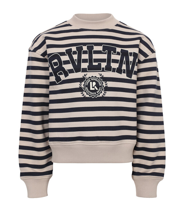 LOOXS 10sixteen winter sweater meisjes - blauw - gestreept