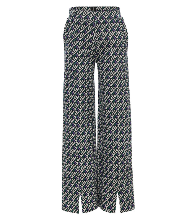 LOOXS 10sixteen winter broek meisjes - groen - jaquard