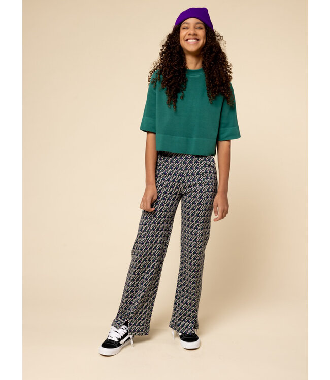 LOOXS 10sixteen winter broek meisjes - groen - jaquard