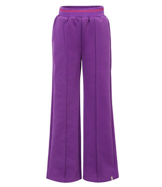 LOOXS Little winter sweat broek meisjes - paars - sportief/scuba