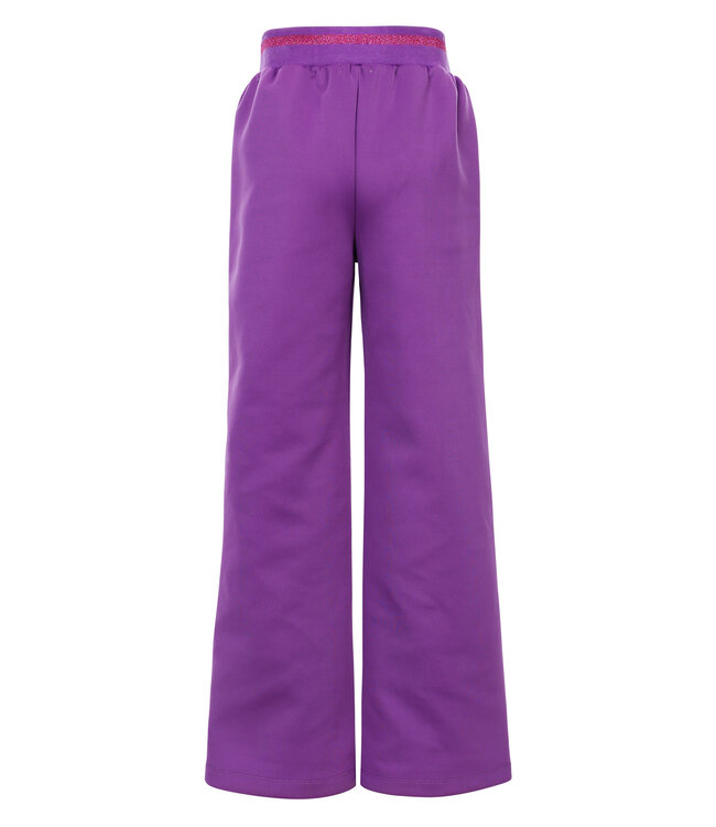 LOOXS Little winter sweat broek meisjes - paars - sportief/scuba