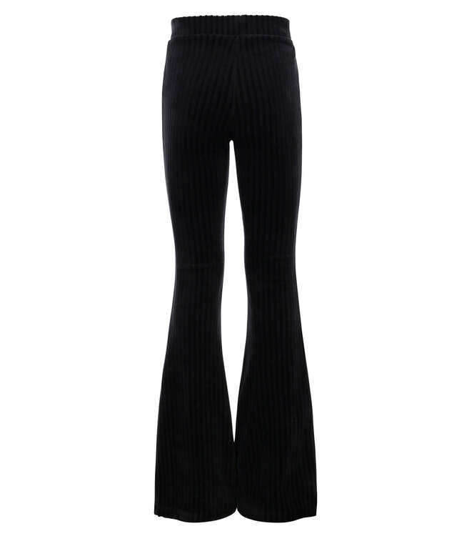 LOOXS Little winter velvet broek meisjes - grijs - rib
