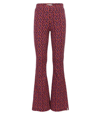 LOOXS Little winter crinckle broek meisjes - roze/paars -  confetti