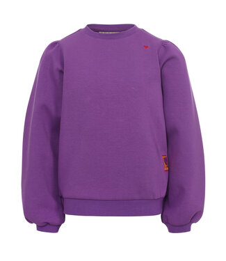 LOOXS Little winter sweater meisjes - paars - sportief/scuba