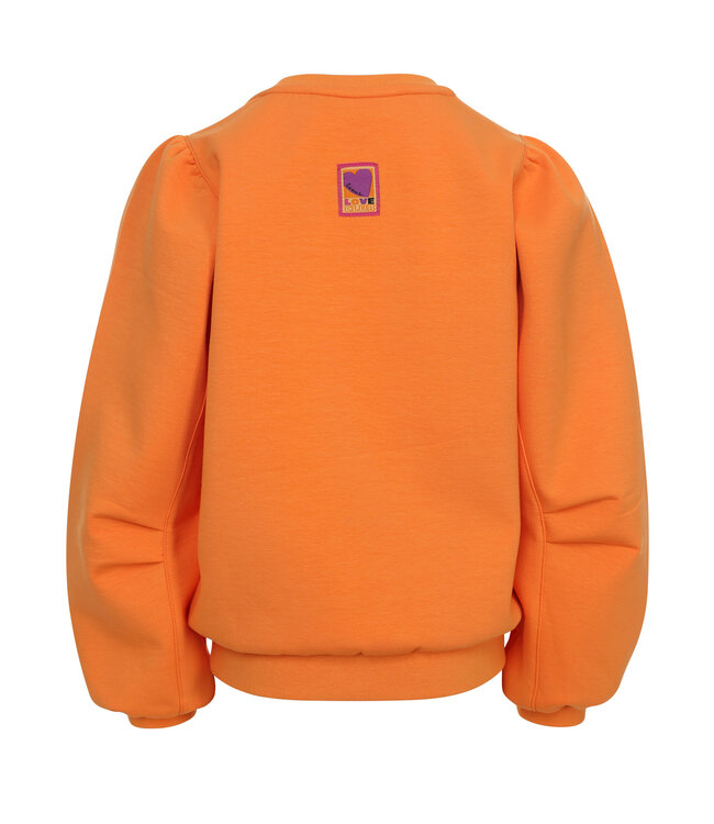 LOOXS Little winter sweater meisjes - oranje - sportief/scuba