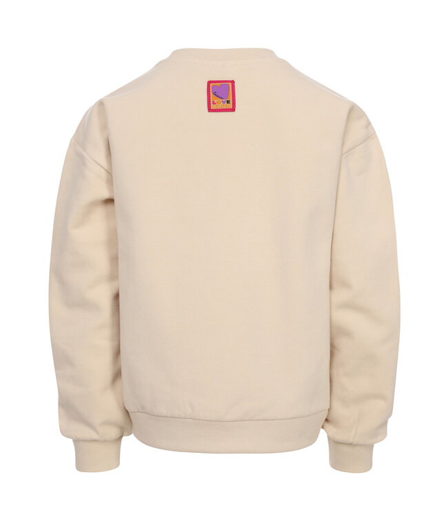 LOOXS Little winter sweater meisjes - wit