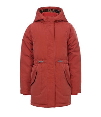LOOXS Little winter winterjas meisjes - rood/oranje