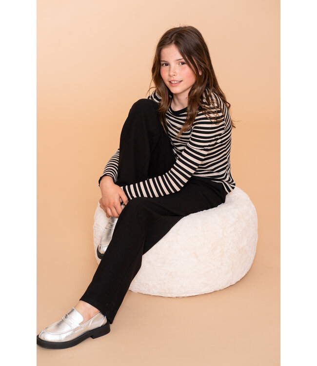 Geisha winter broek meisjes - zwart - comfy