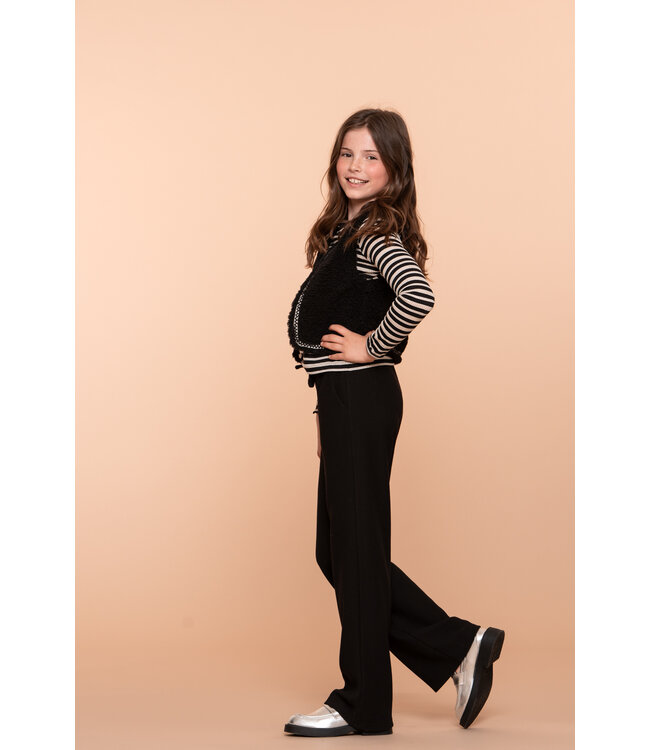 Geisha winter broek meisjes - zwart - comfy