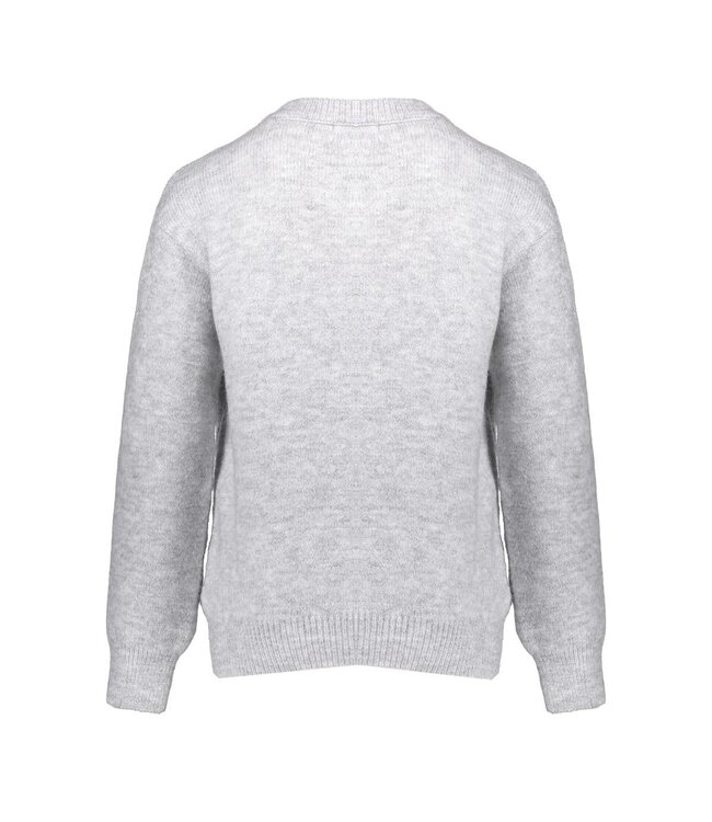 Geisha winter trui meisjes - grijs/zwart - NYC