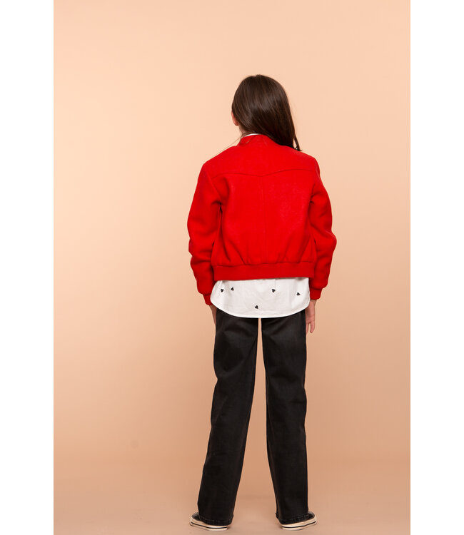 Geisha winter bomberjas meisjes - rood