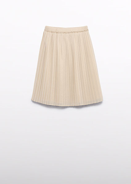 Abel & Lula winter midi rok meisjes - beige afbeelding