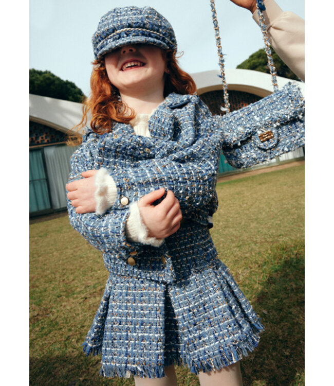 Abel & Lula winter rok meisjes - licht blauw