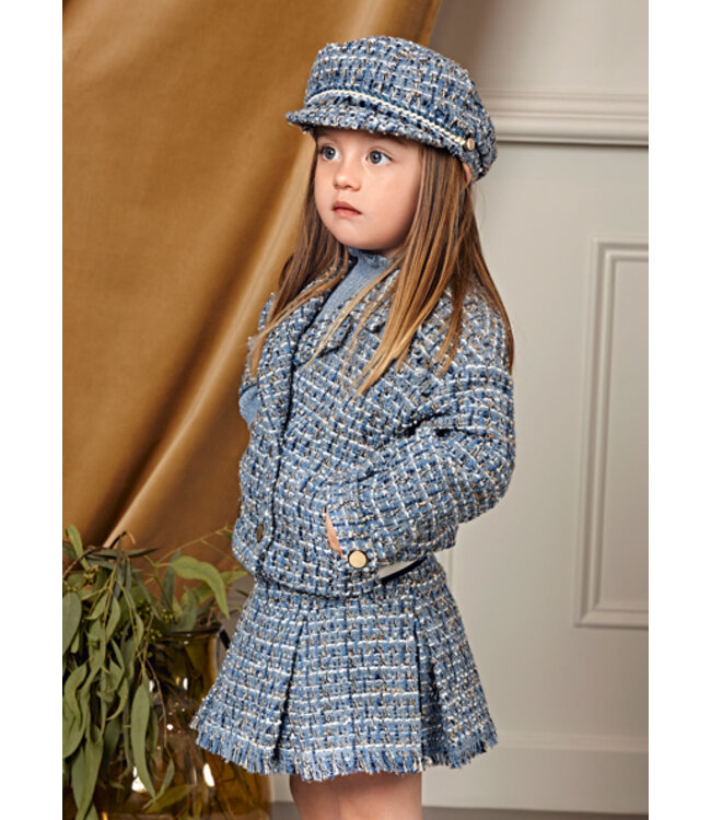 Abel & Lula winter rok meisjes - licht blauw