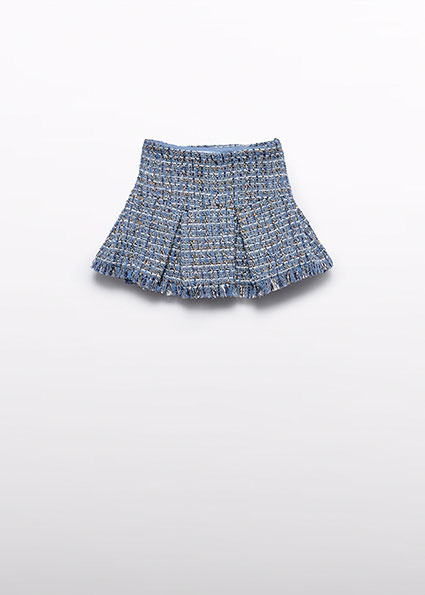 Abel & Lula winter rok meisjes - licht blauw afbeelding