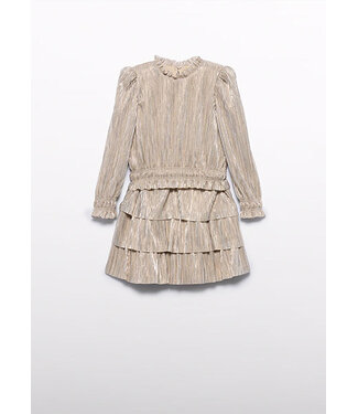 Abel & Lula winter rok-set meisjes - beige - gebreid - geplooid