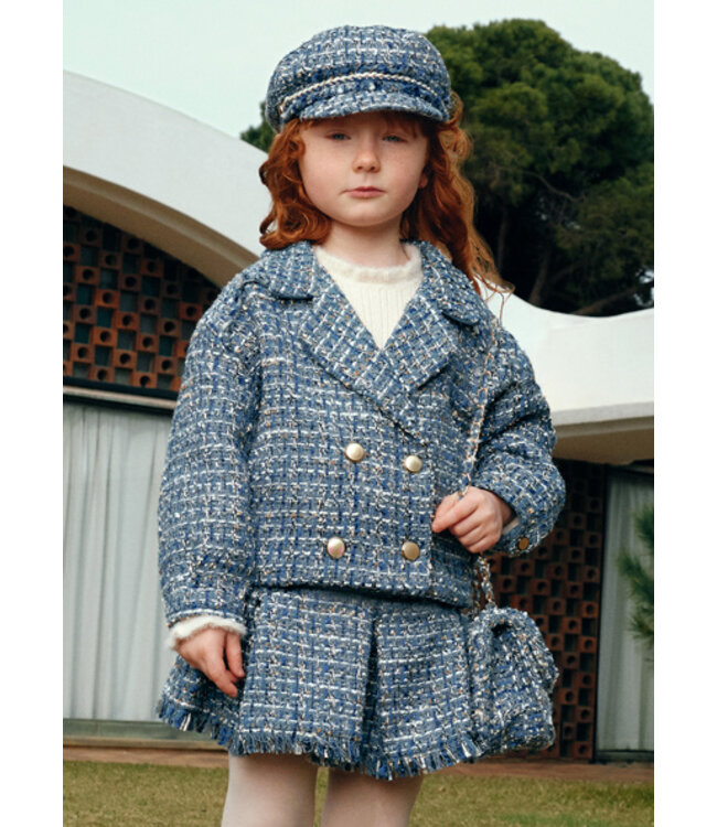 Abel & Lula winter jasje meisjes - licht blauw