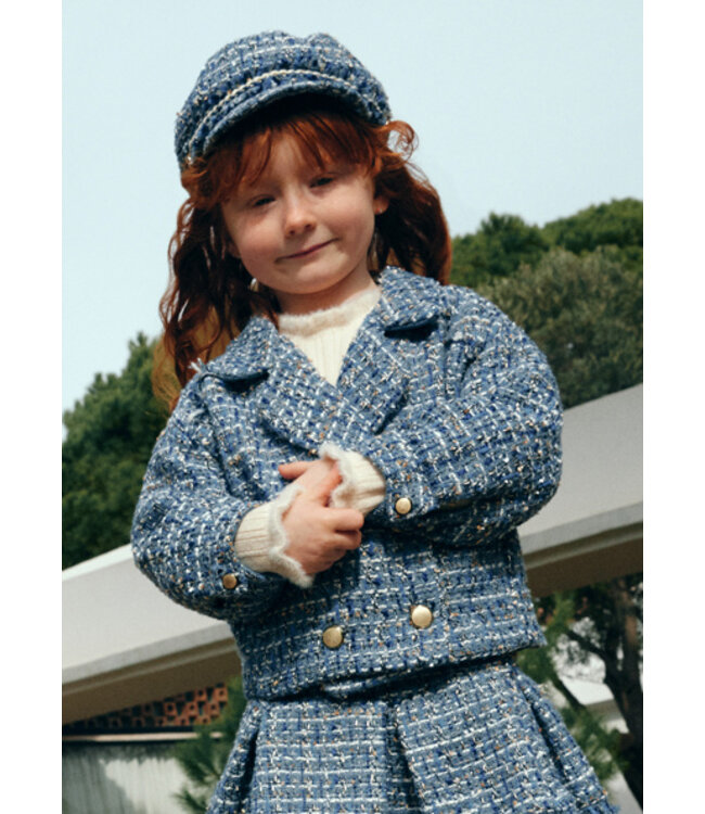 Abel & Lula winter jasje meisjes - licht blauw