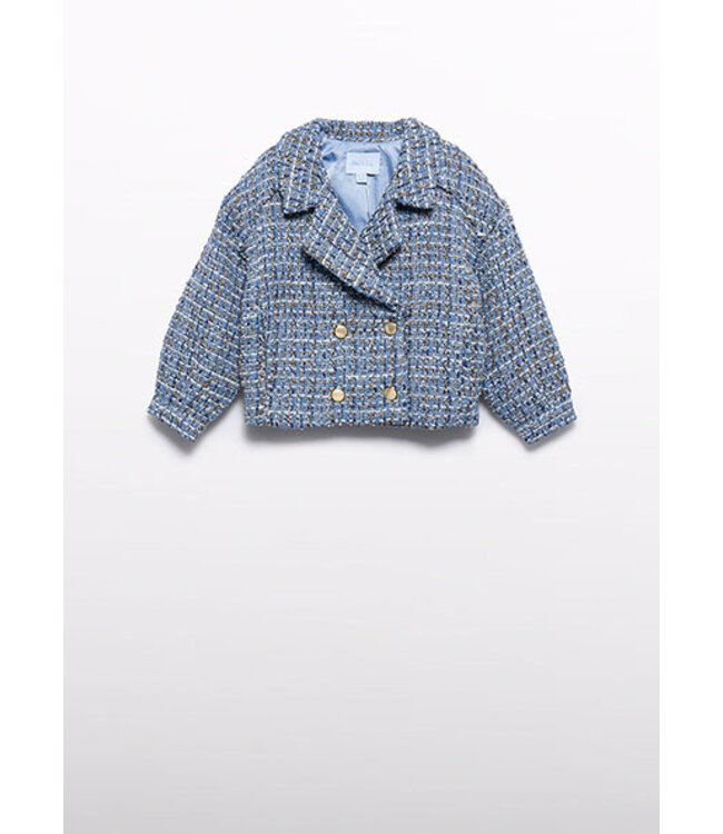 Abel & Lula winter jasje meisjes - licht blauw