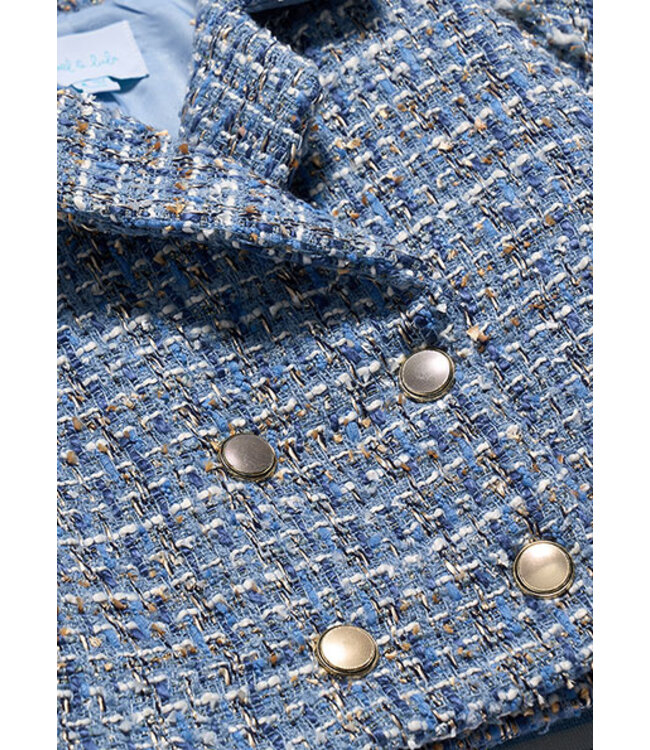 Abel & Lula winter jasje meisjes - licht blauw