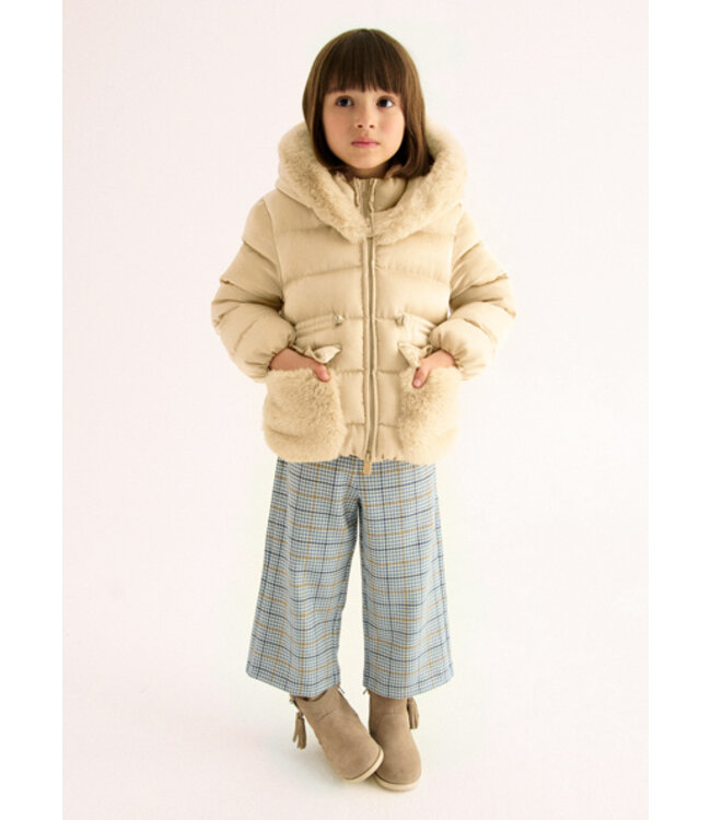 Abel & Lula winter winterjas meisjes - beige