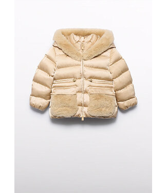 Abel & Lula winter winterjas meisjes - beige
