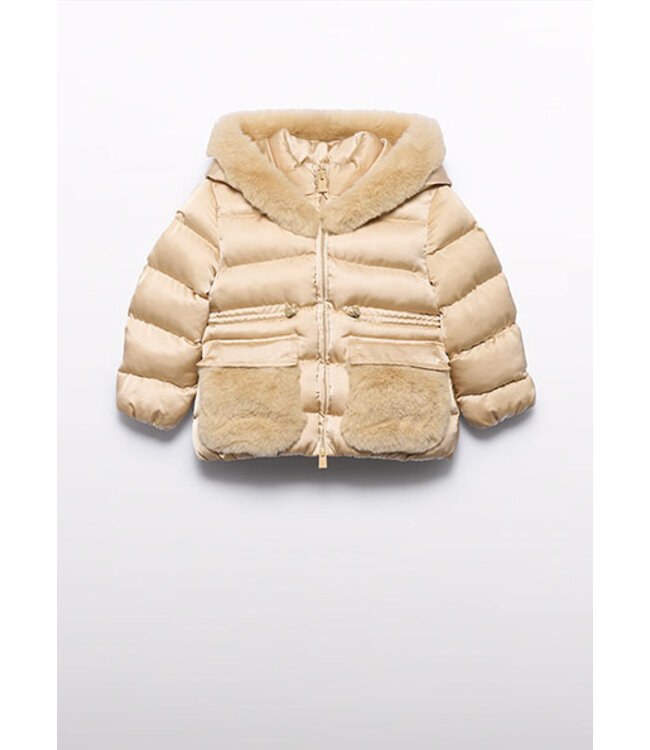 Abel & Lula winter winterjas meisjes - beige