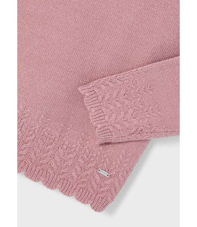Mayoral winter sweater meisjes - roze - gebreid