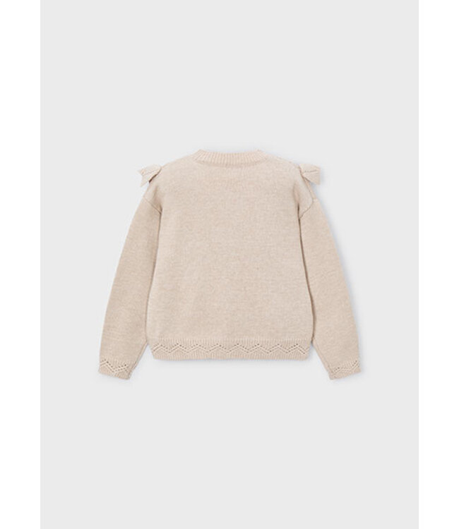 Mayoral winter sweater meisjes - zand - gebreid