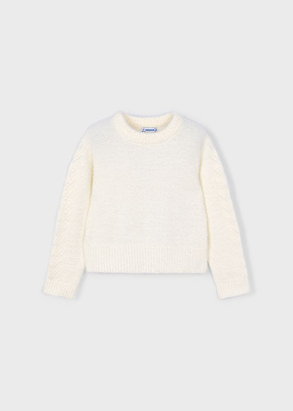 Mayoral winter sweater meisjes - wit afbeelding