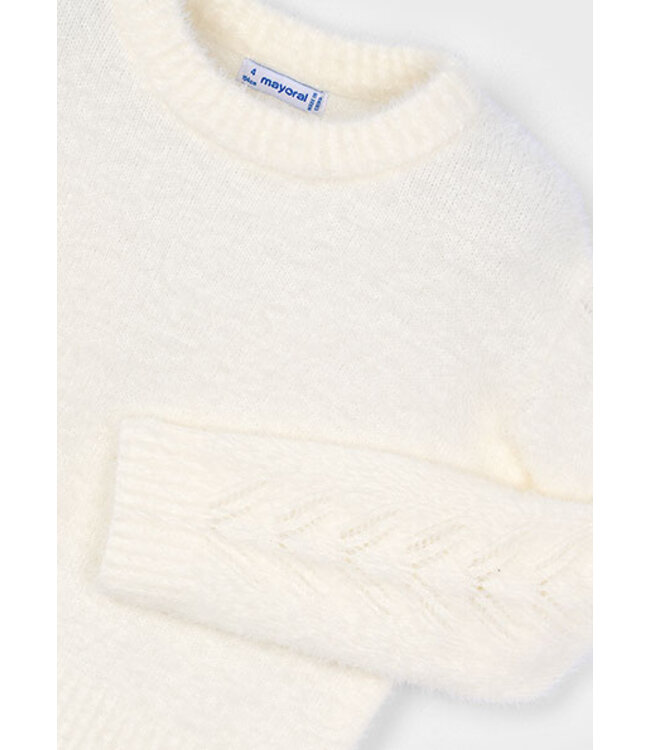 Mayoral winter sweater meisjes - wit