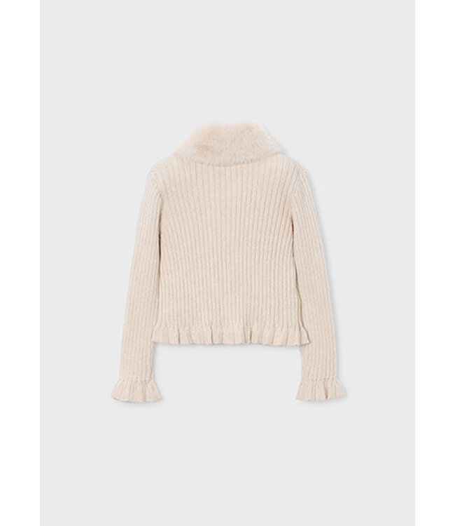 Mayoral winter vest meisjes - beige - fur