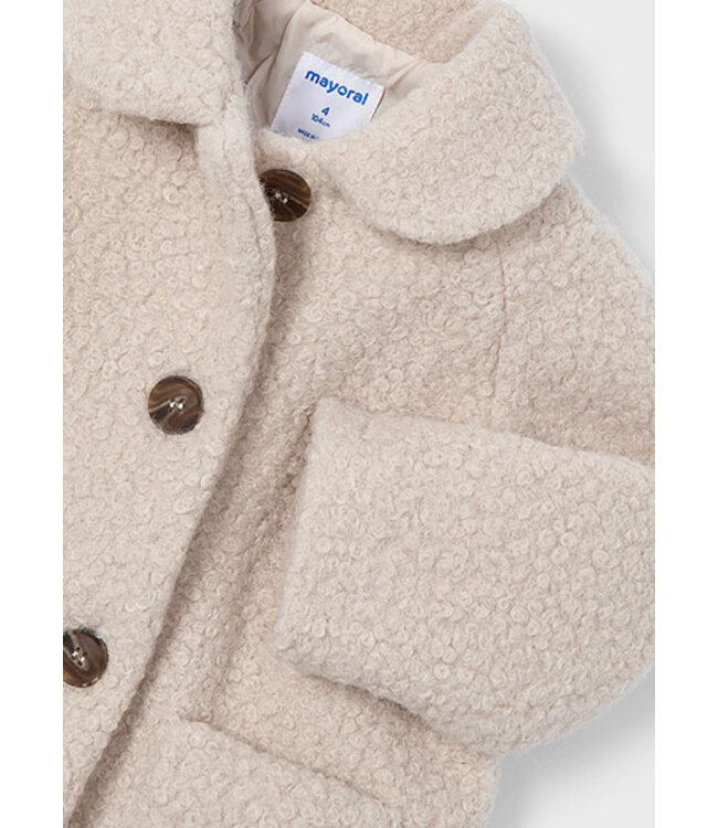 Mayoral winter winterjas meisjes - zand
