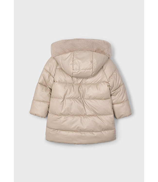 Mayoral winter jas meisjes - zand - lang